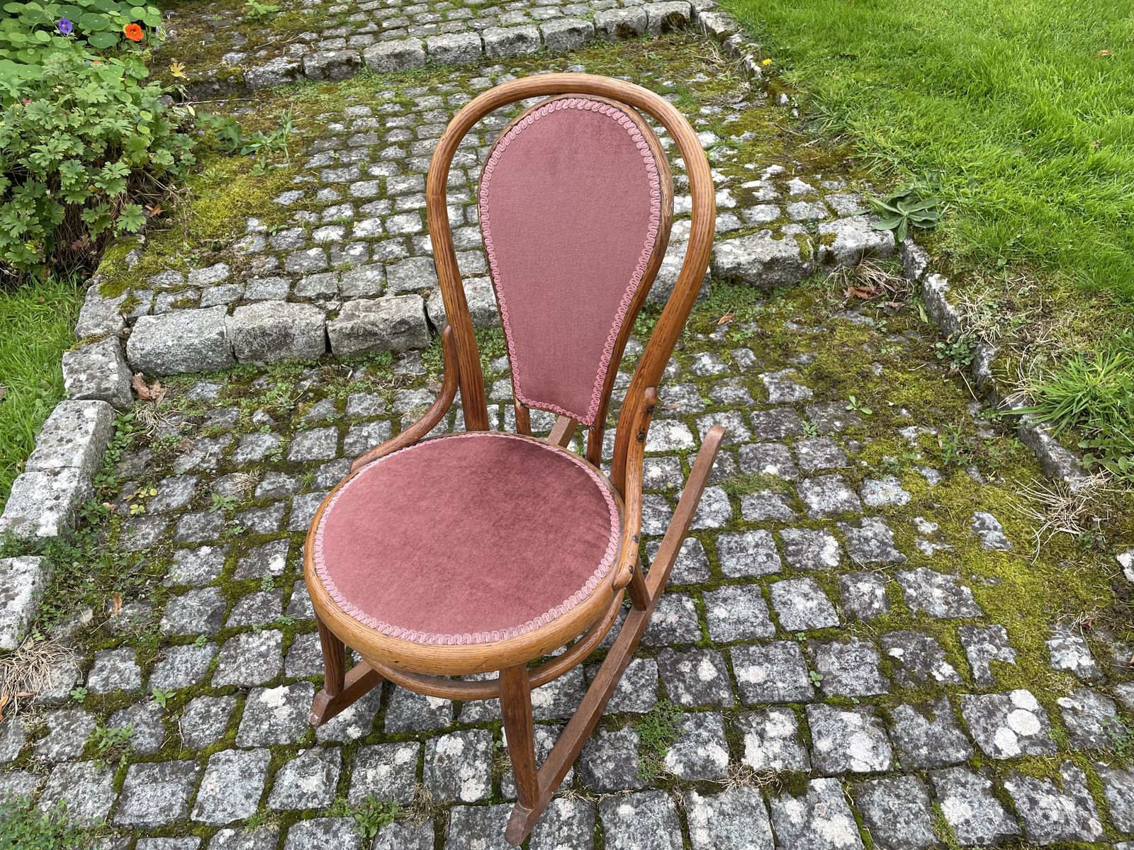 Lovely Small Bentwood Rocking Chair. photo 190.0