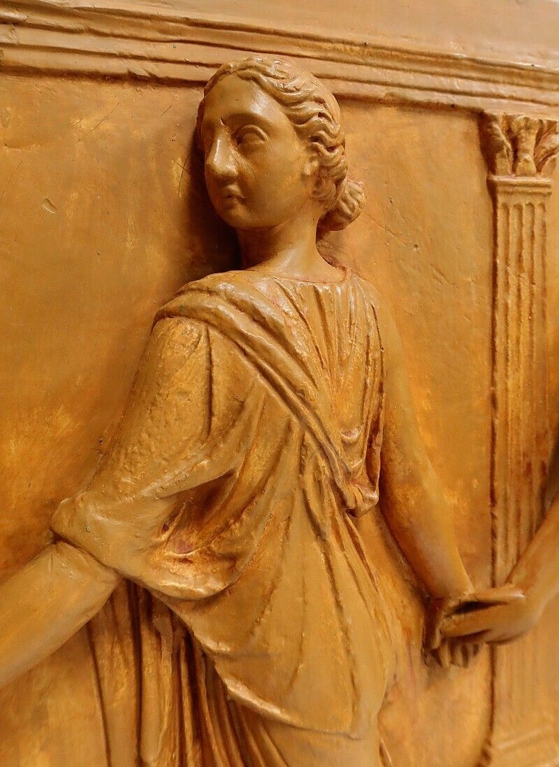 photo for sale High Relief Plaster Sculpture, “Dancers Of Borghese” – 19th Century