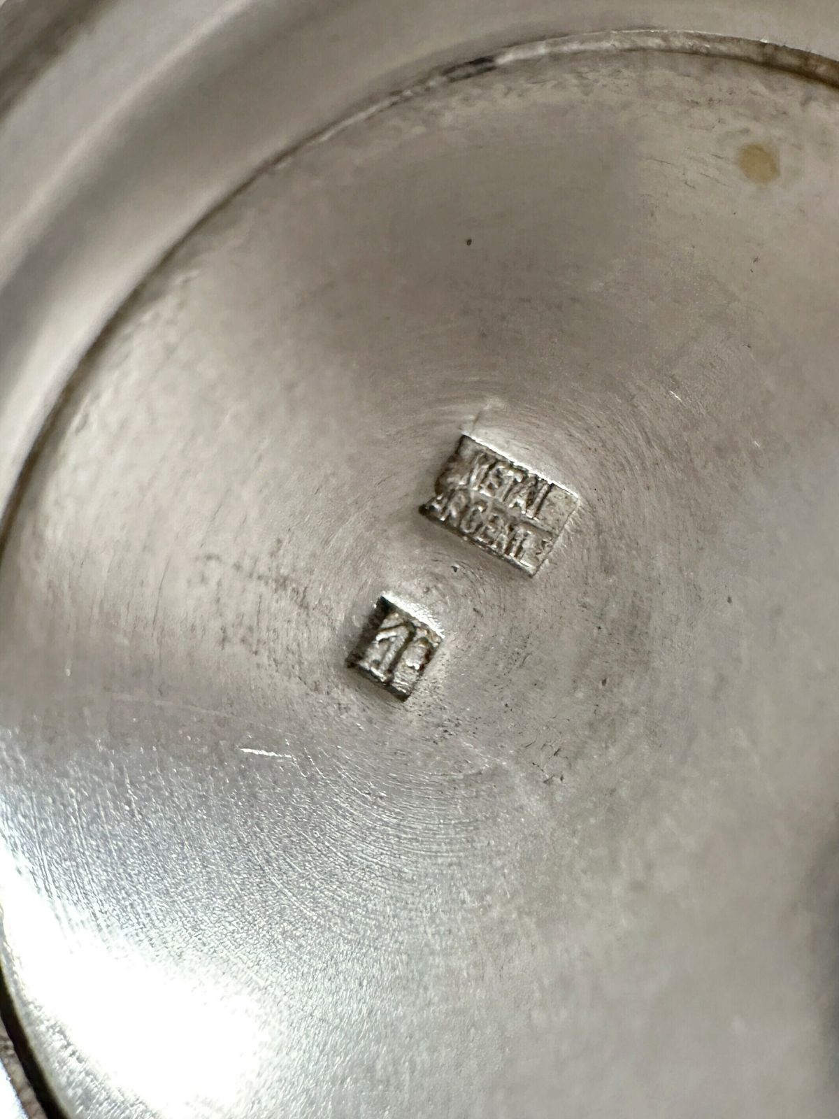 Vintage Silver Plated Baptism Gift Box. Napkin Ring, Spoon, Tumbler For Baptism photo 190.0
