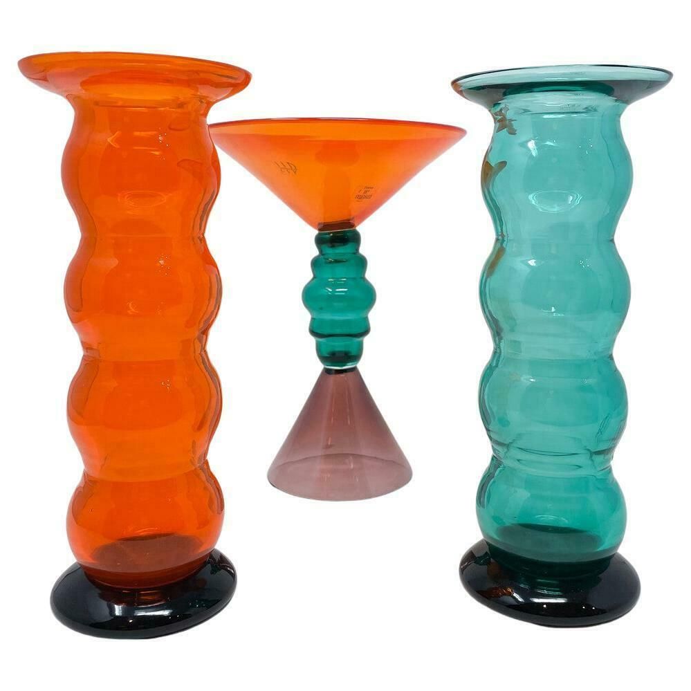 Serie Of 3 Vases By Marcello Furlan, Italy   Signed And Dated