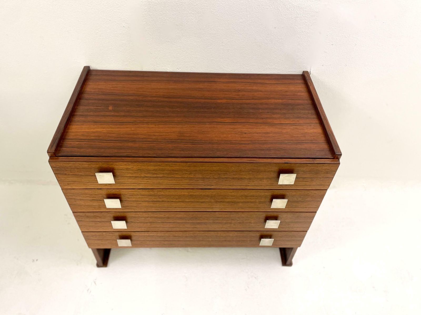 Mid Century Modern Wooden Chest Of Drawers, Italy, 1960s photo Furniture