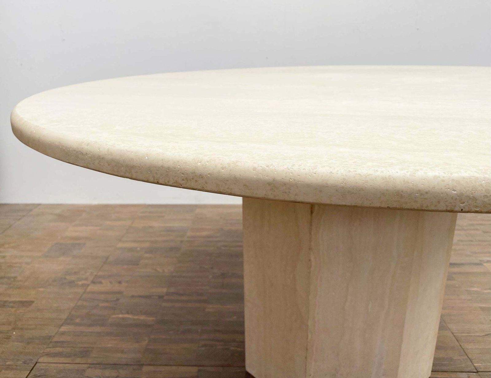 Mid Century Travertine Coffee Table, Italy 1970s photo 2336.0