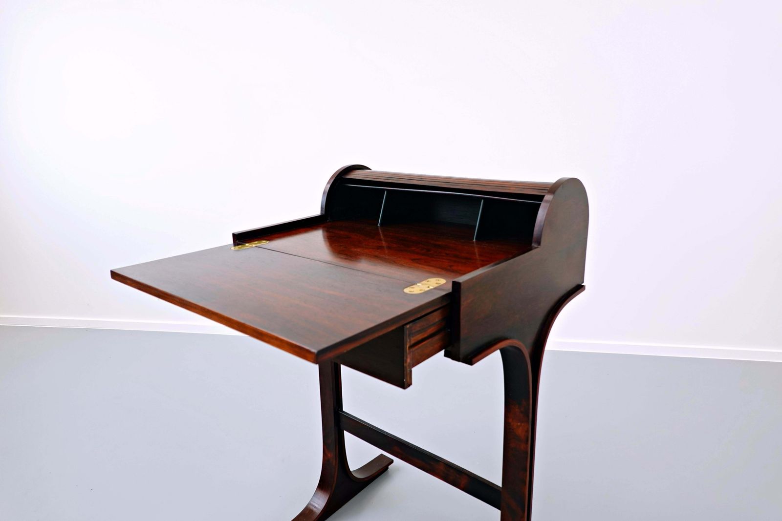 Mid Century Modern Gianfranco Frattini Secretary For Bernini, 1950s photo furniture