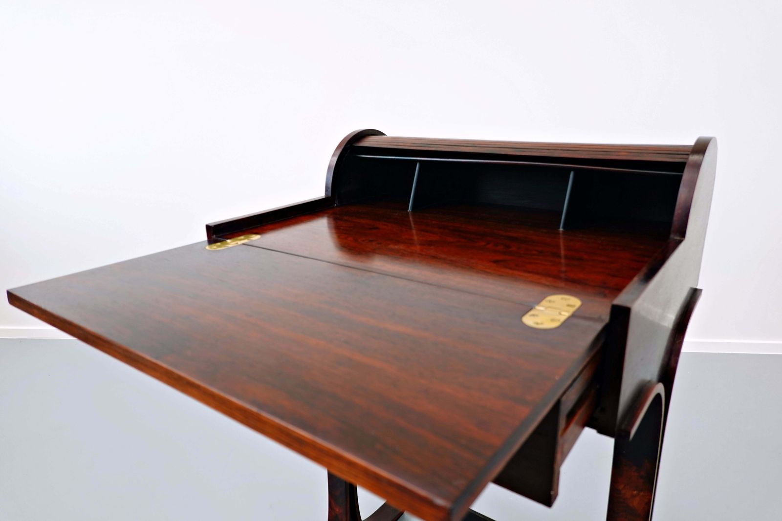 Mid Century Modern Gianfranco Frattini Secretary For Bernini, 1950s photo for sale