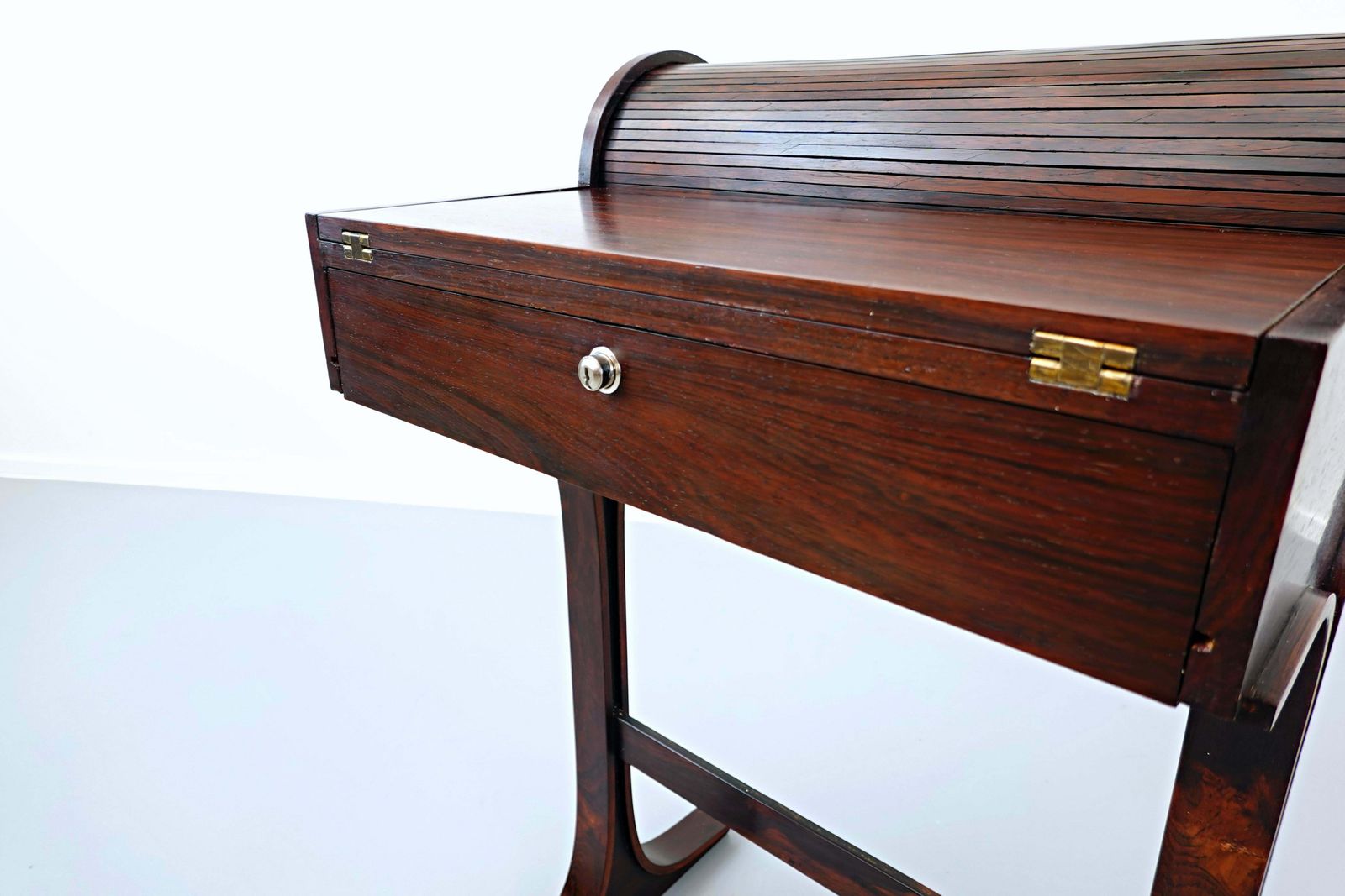 Mid Century Modern Gianfranco Frattini Secretary For Bernini, 1950s photo vinterior