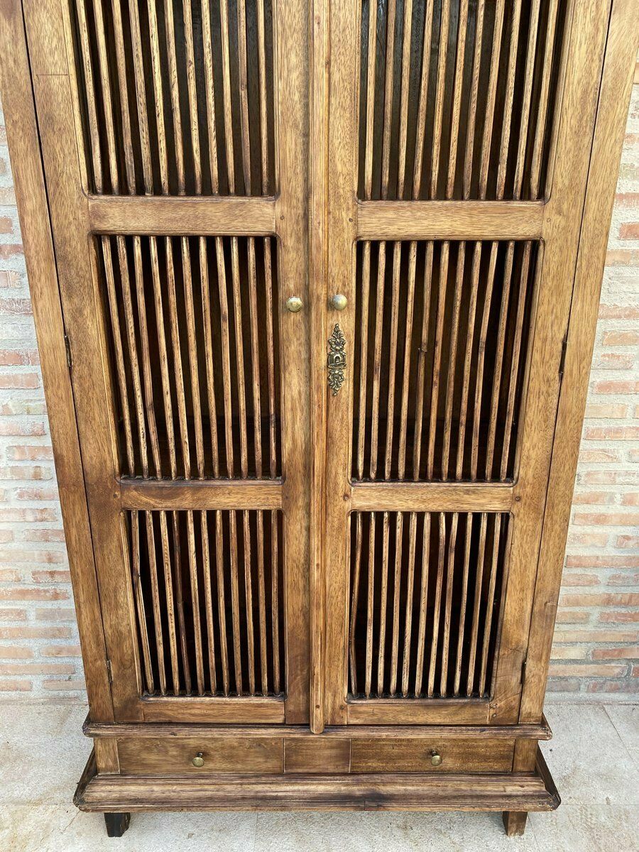 18th Century Cupboard Or Cabinet, Wine Rack, Pine, French, Restored photo Furniture