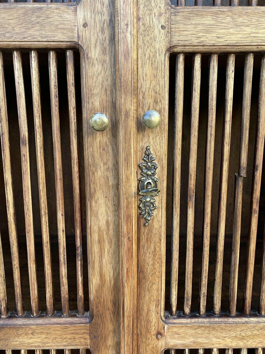 photo furniture 18th Century Cupboard Or Cabinet, Wine Rack, Pine, French, Restored