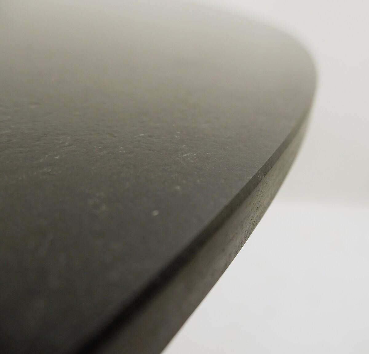 Orange Dining Table By Azucena, Metal And Black Granite, Italy, 1980s photo vintage