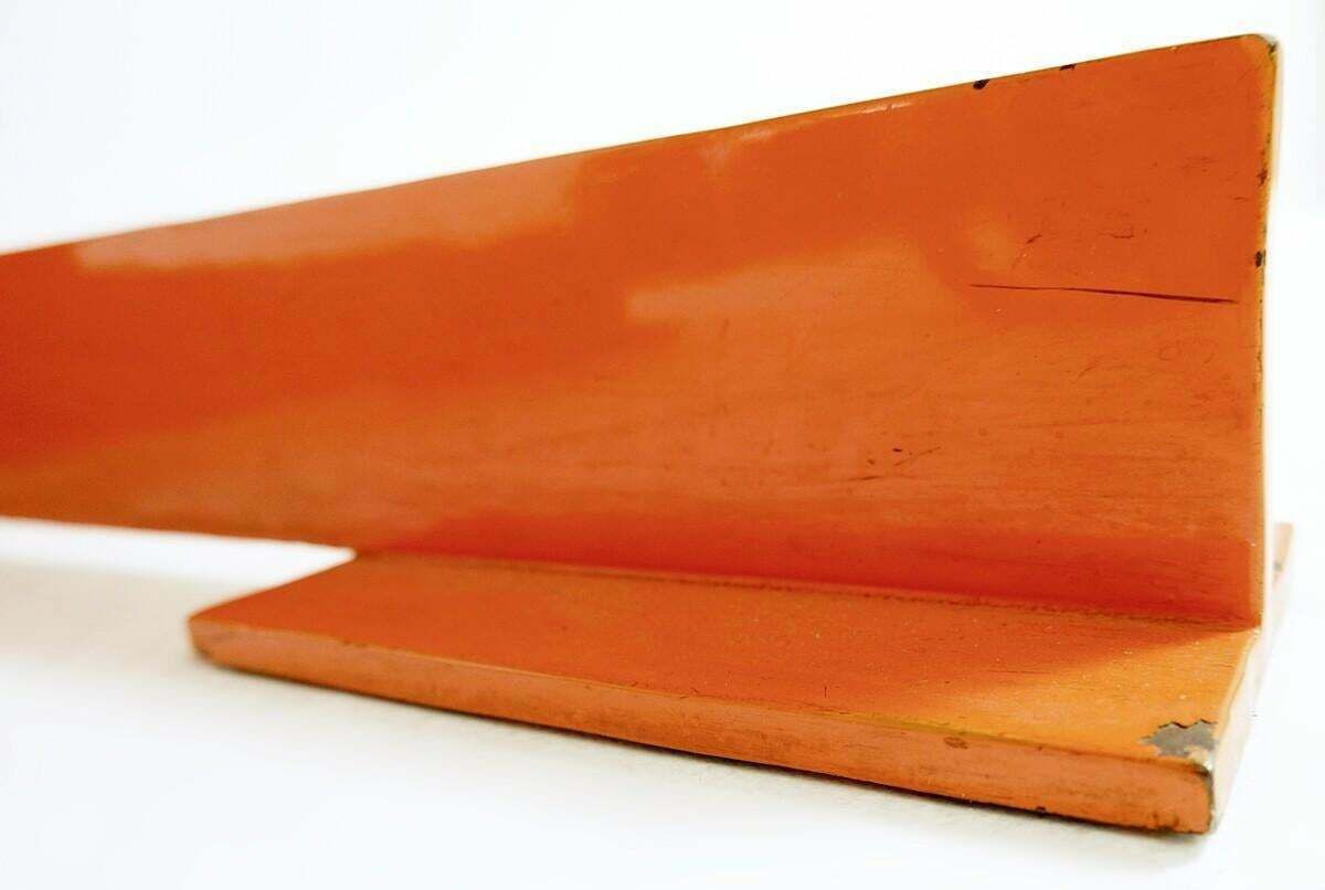 8279.0 Orange Dining Table By Azucena, Metal And Black Granite, Italy, 1980s photo