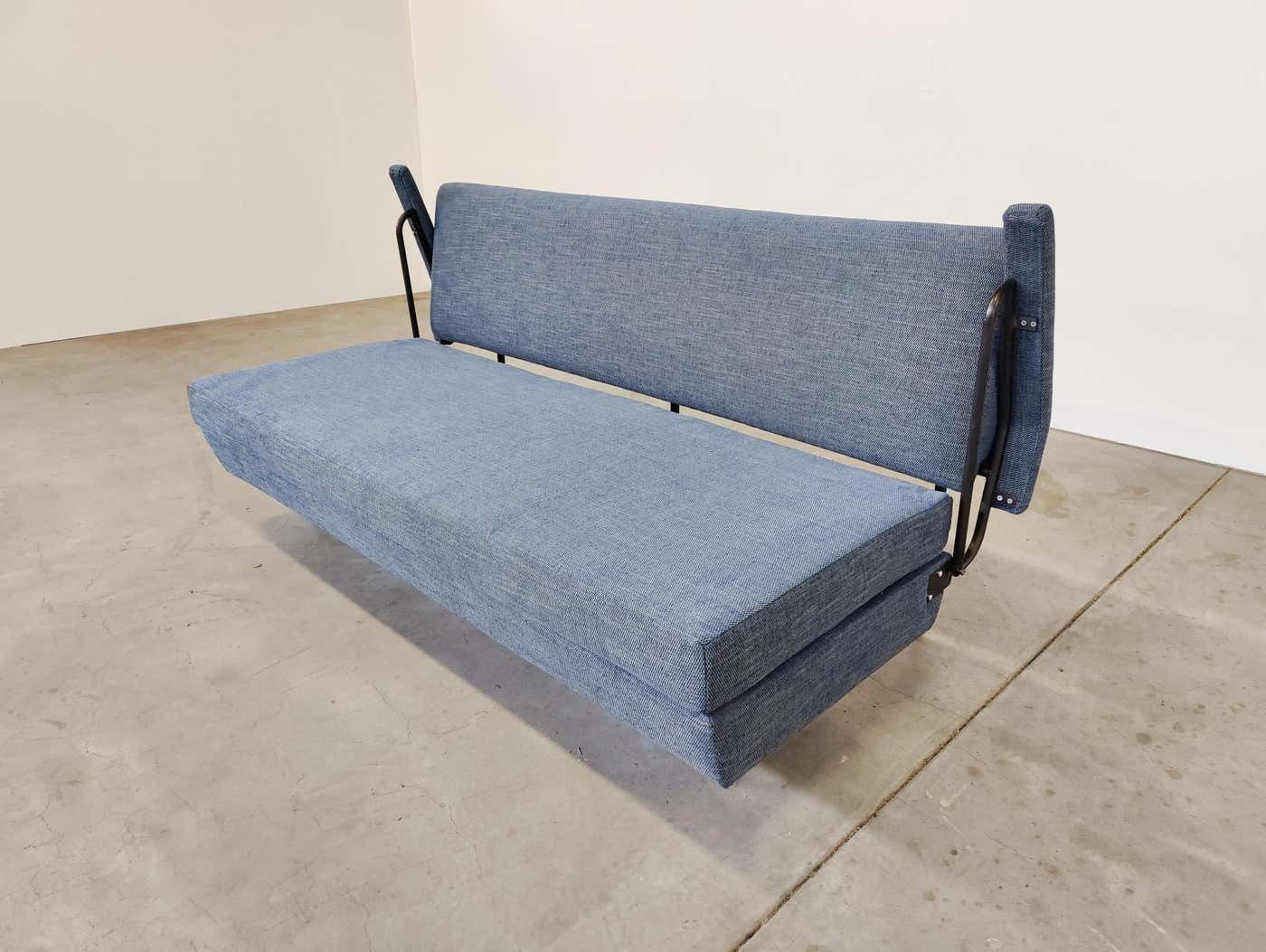 Mid Century Modern Italian Sofa Bed, 1960s   New Upholstery photo buy