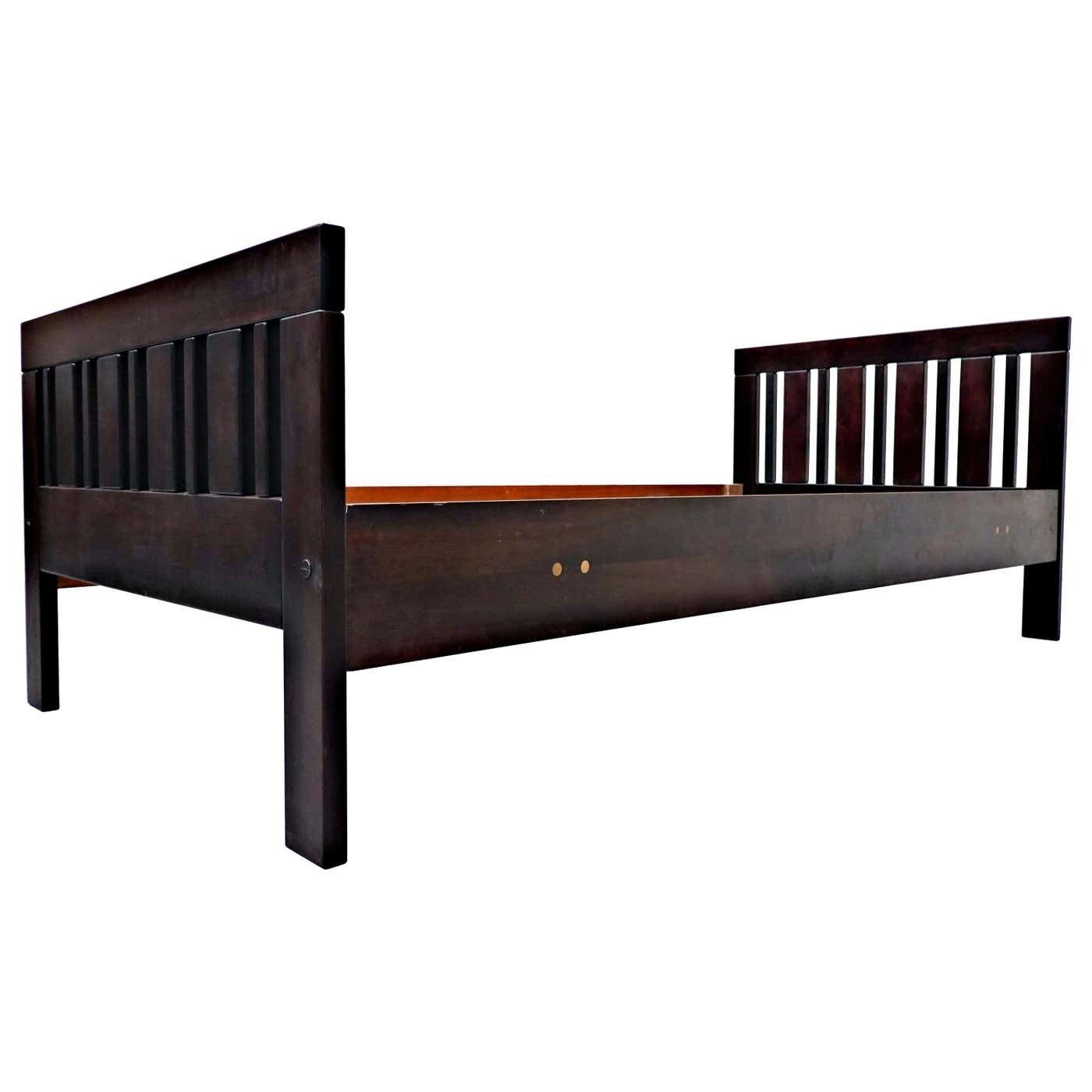 "Califfo" Bed By Ettore Sottsass For Poltronova, Mid Century Modern, 1960s