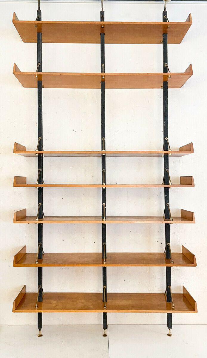 Mid Century Modern Bookshelf By Angelo Mangiarotti And Bruno Morassutti, Italy, 1950s photo furniture
