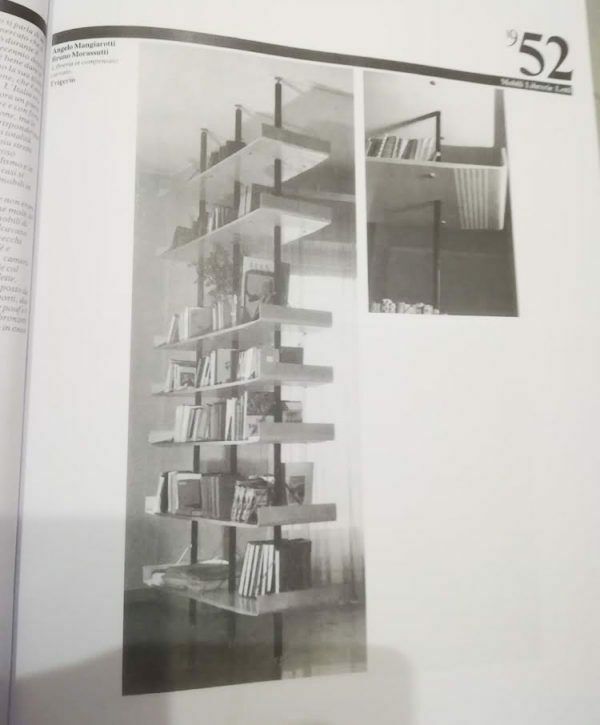 Mid Century Modern Bookshelf By Angelo Mangiarotti And Bruno Morassutti, Italy, 1950s photo buy