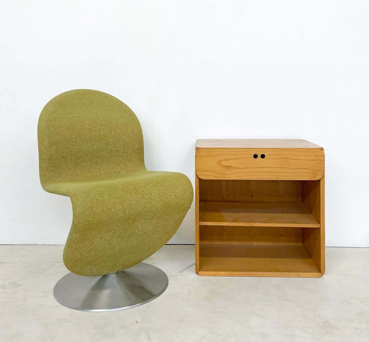 Mid Century Small Wooden Chest Of Drawer By Derk Jan De Vries For Domus, 1960s photo furniture