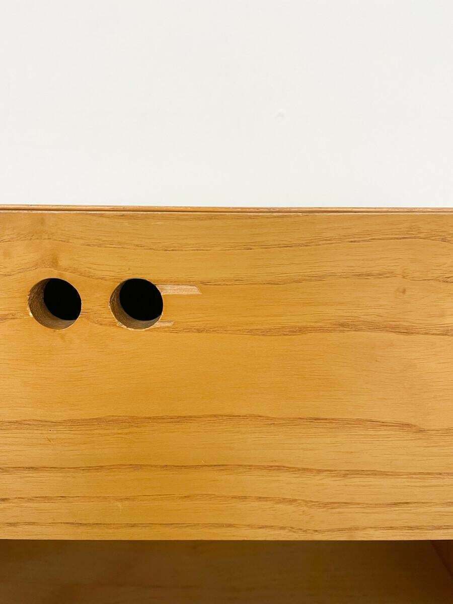 Mid Century Small Wooden Chest Of Drawer By Derk Jan De Vries For Domus, 1960s photo Furniture