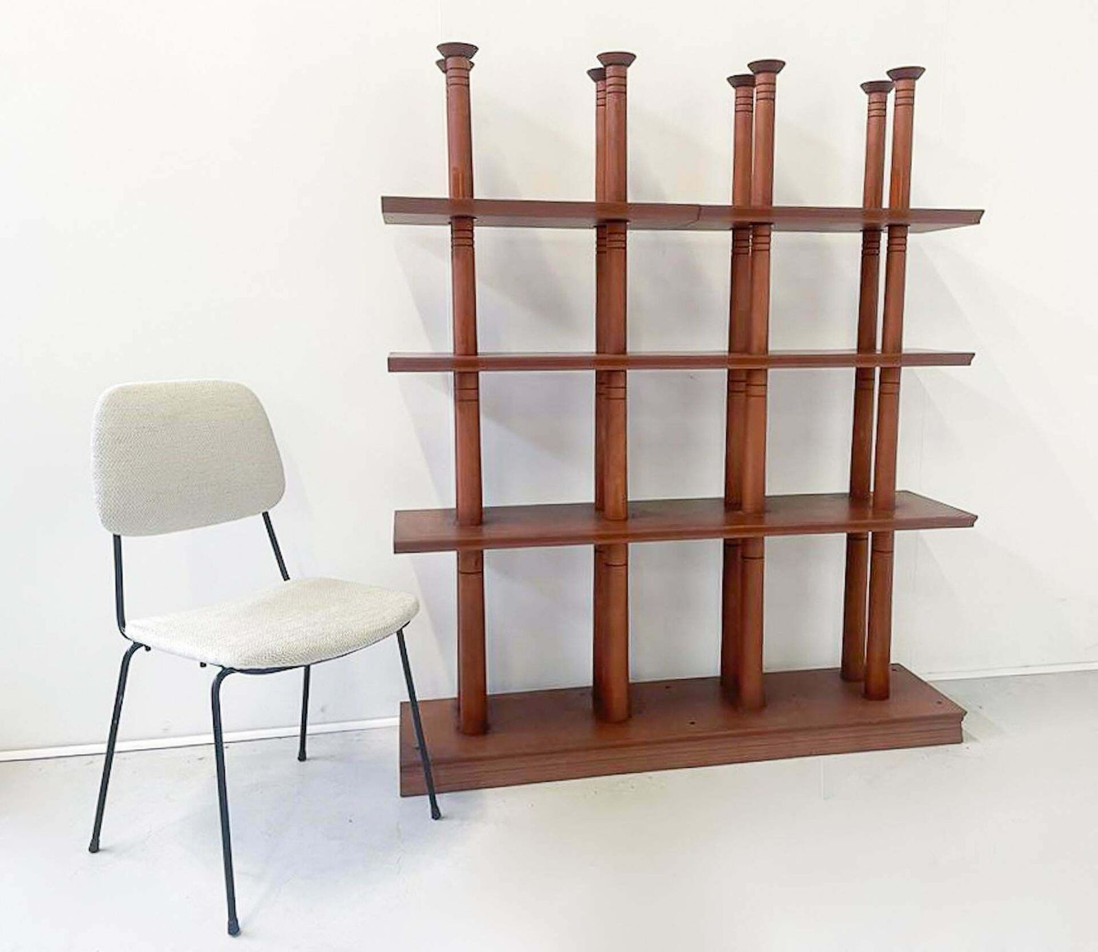 Mid Century Modern Wooden Shelves, Italy, 1960s photo Furniture