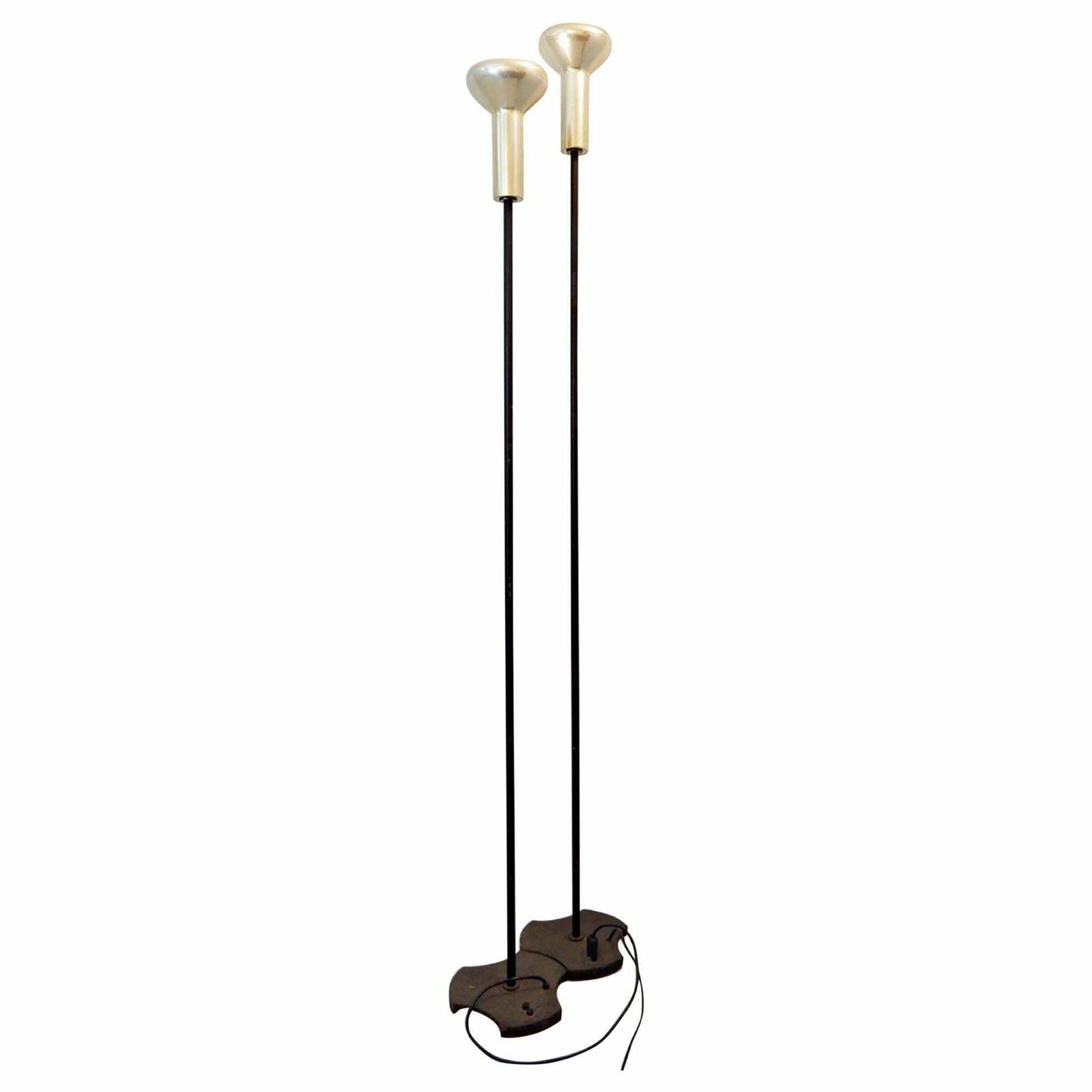 ''Model 1073'' 2 Floor Lamps By Gino Sarfatti For Arteluce