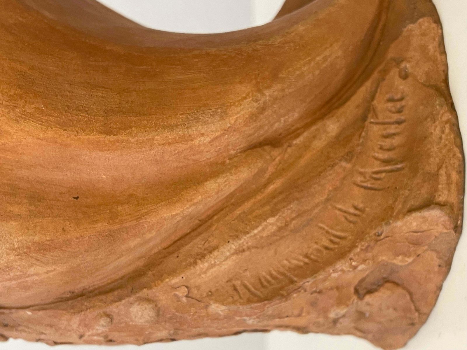 Terracotta Fish Sculpture By Raymond De Meester, Belgium, 1940s photo 2866.0