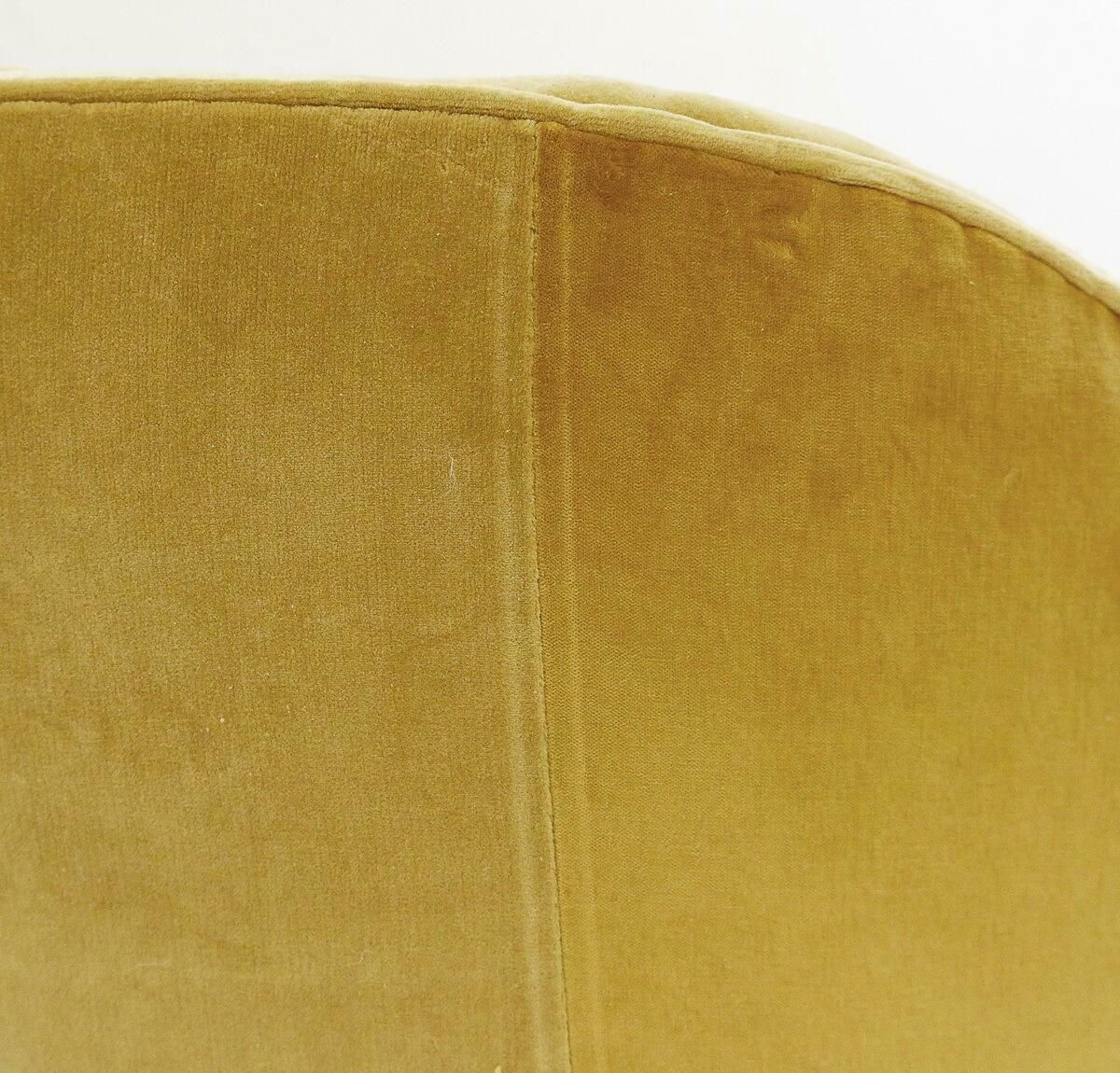 photo furniture Pair Of Velvet Armchairs In The Style Of Gio Ponti, Italy, 1950s