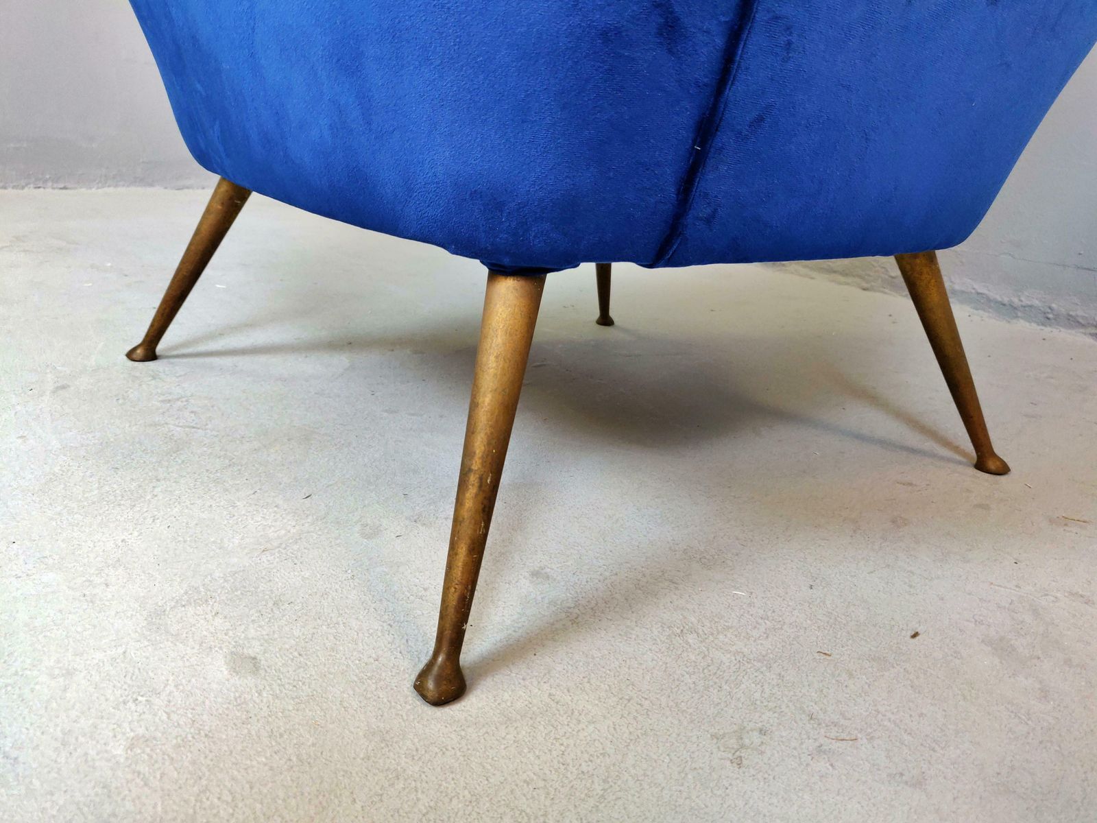 Pair Of Italian Armchairs, New Upholstery, 1950s photo 4246.0