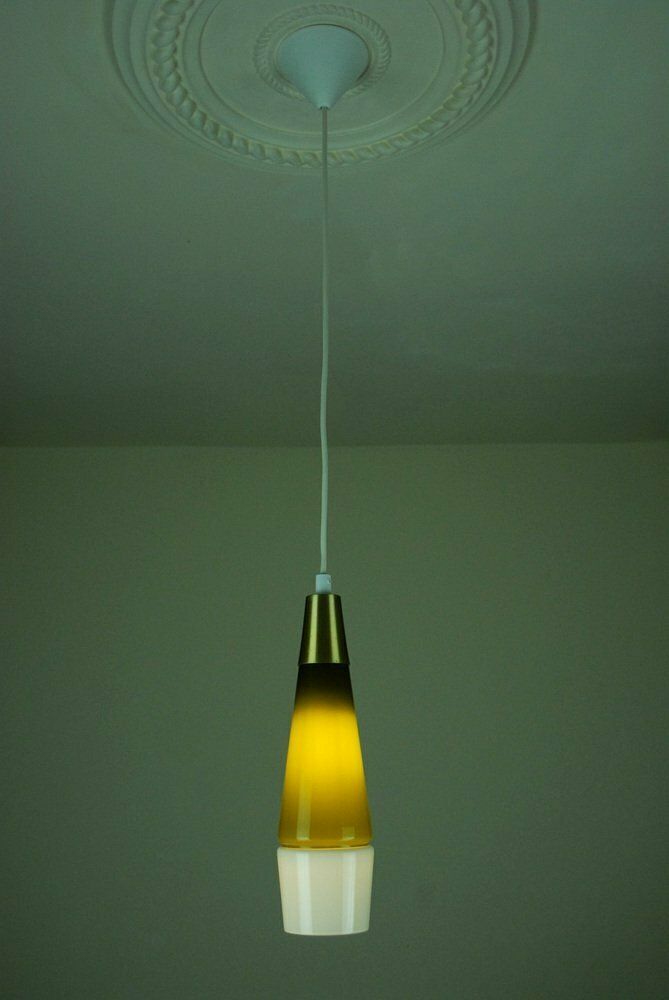 Glass Pendant Lamps By Bent Severin For Bent Nordsted Design / Fyens Glassworks, Denmark, 1961, Set Of 2 photo 545.0