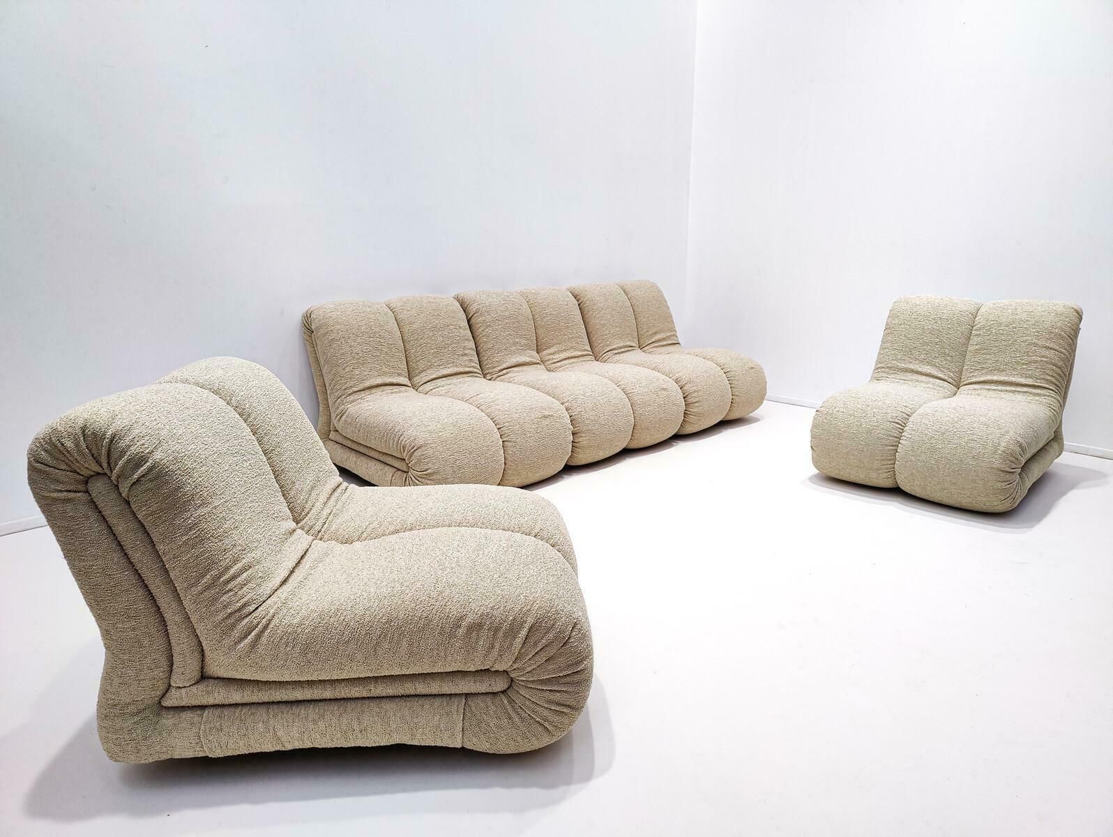 Mid Century Modern Pagru Modular Sofa By Claudio Vagnoni For 1p, Italy, 1960s photo 24411.0
