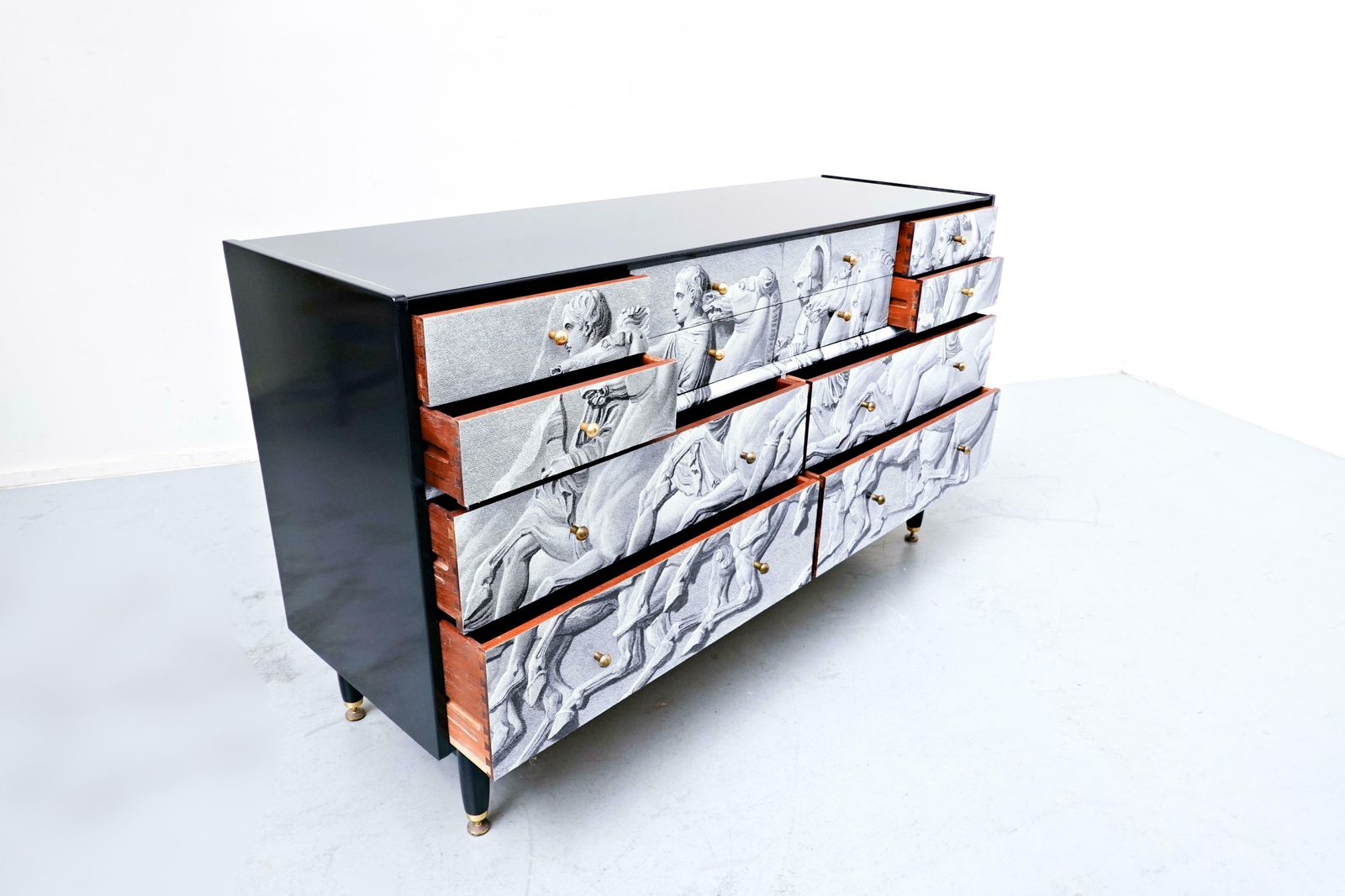 Mid Century Modern Italian Neo Classical Scene Chest Of Drawers photo buy
