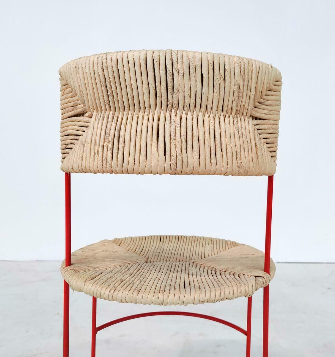 Mid Century Modern Set Of 4 Chairs By Laura De Lorenzo & Stefano Stefani photo furniture