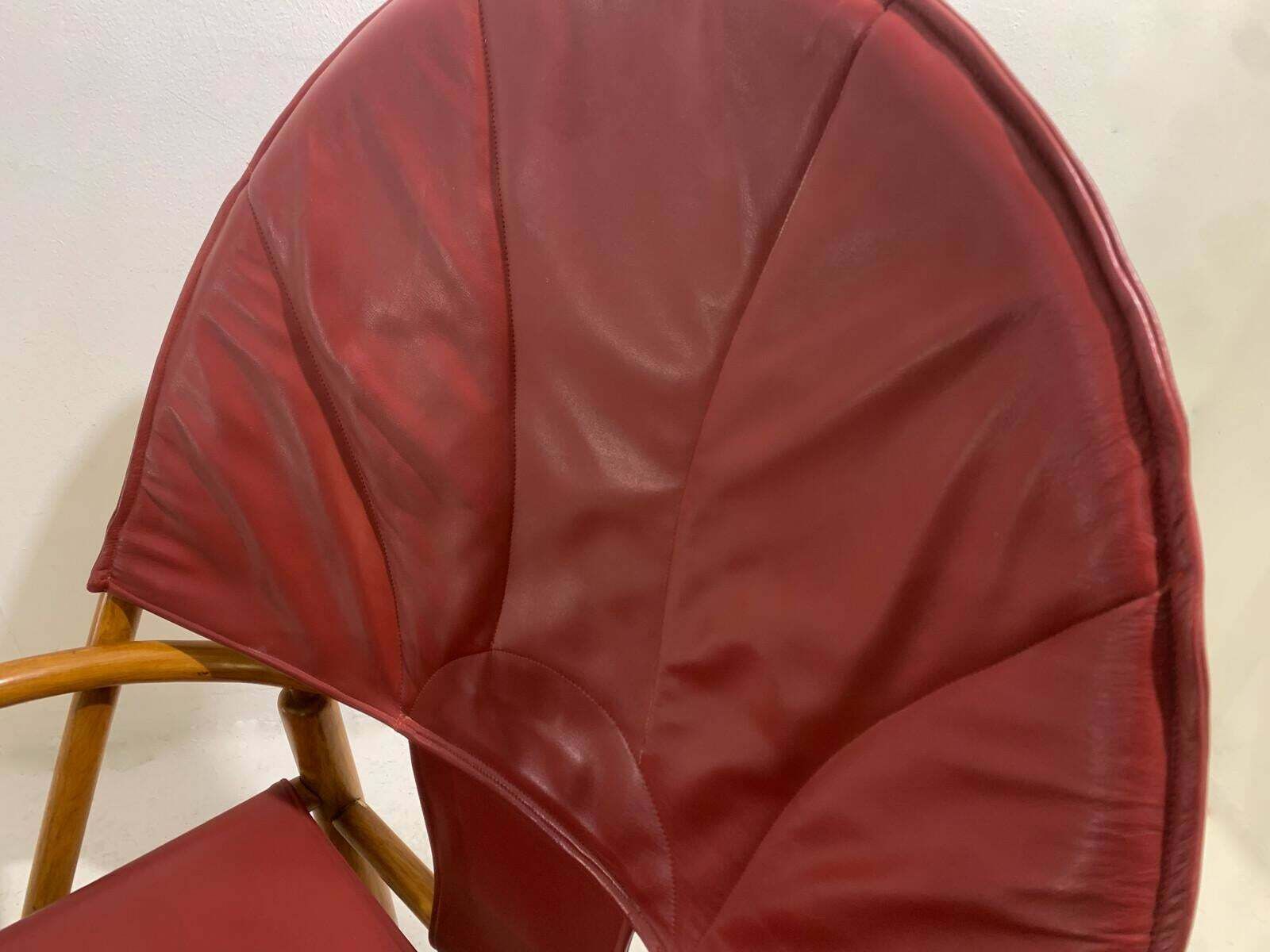 Furniture Red G23 Hoop Armchair By Piero Palange & Werther Toffoloni, 1970s photo