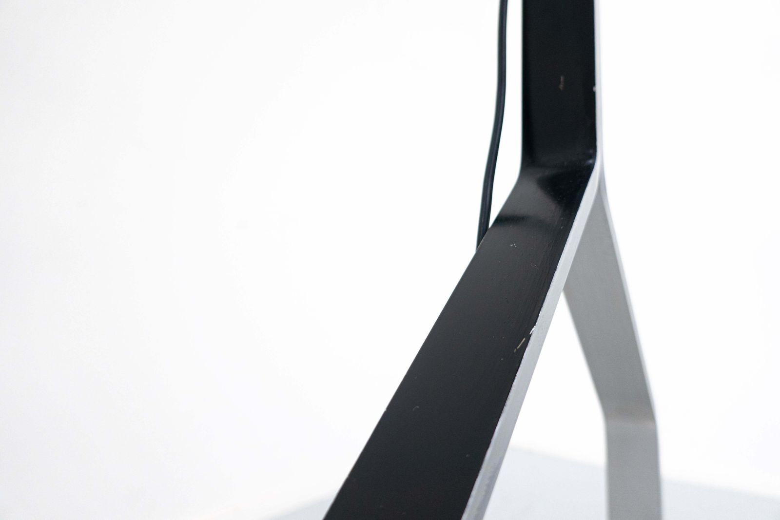 Italian Floor Lamp Travertine, Steel And Glass, 1970s photo 1539.0