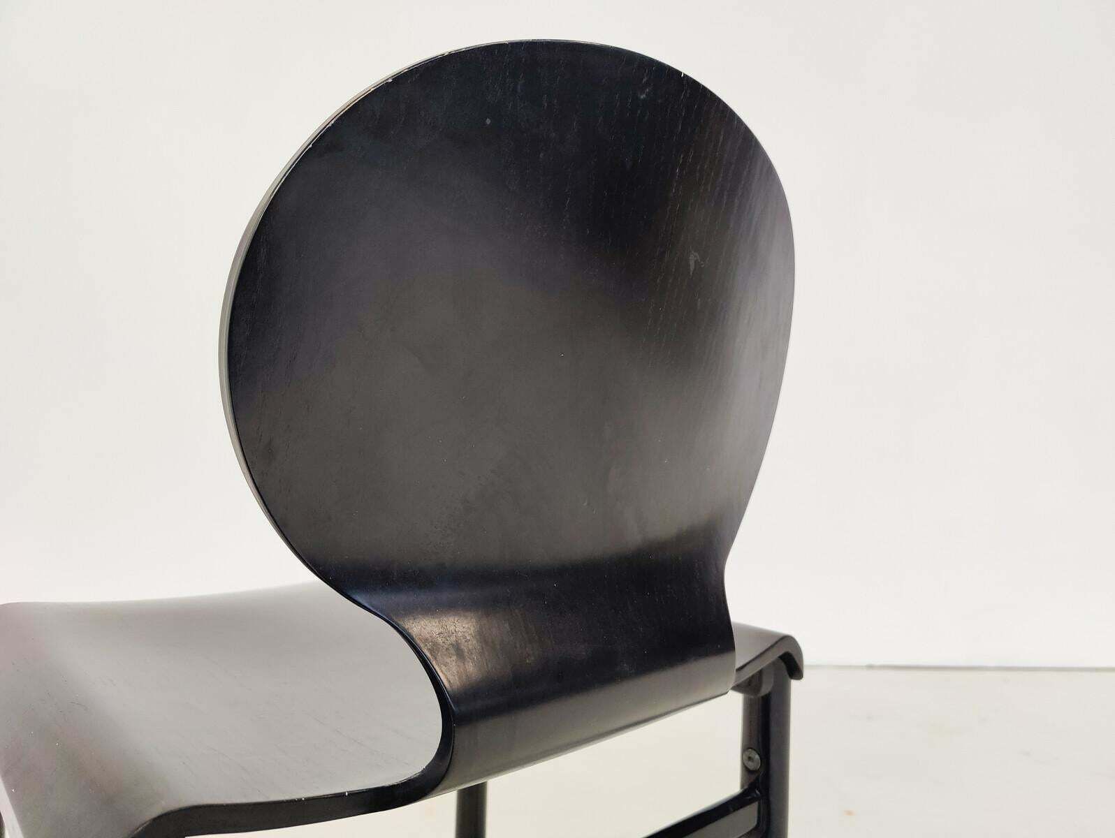 Mid Century Modern Rare Set Of 4 Chairs By Afra And Tobia Scarpa, Molteni, 1960s photo furniture