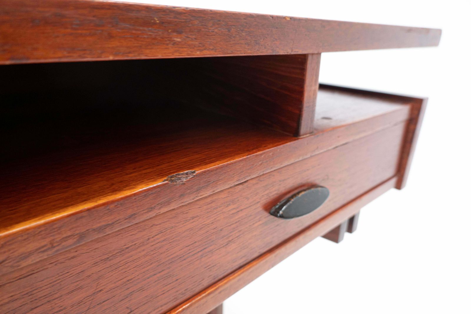 Mid Century Modern Wooden Desk, Italy, 1960s photo vintage