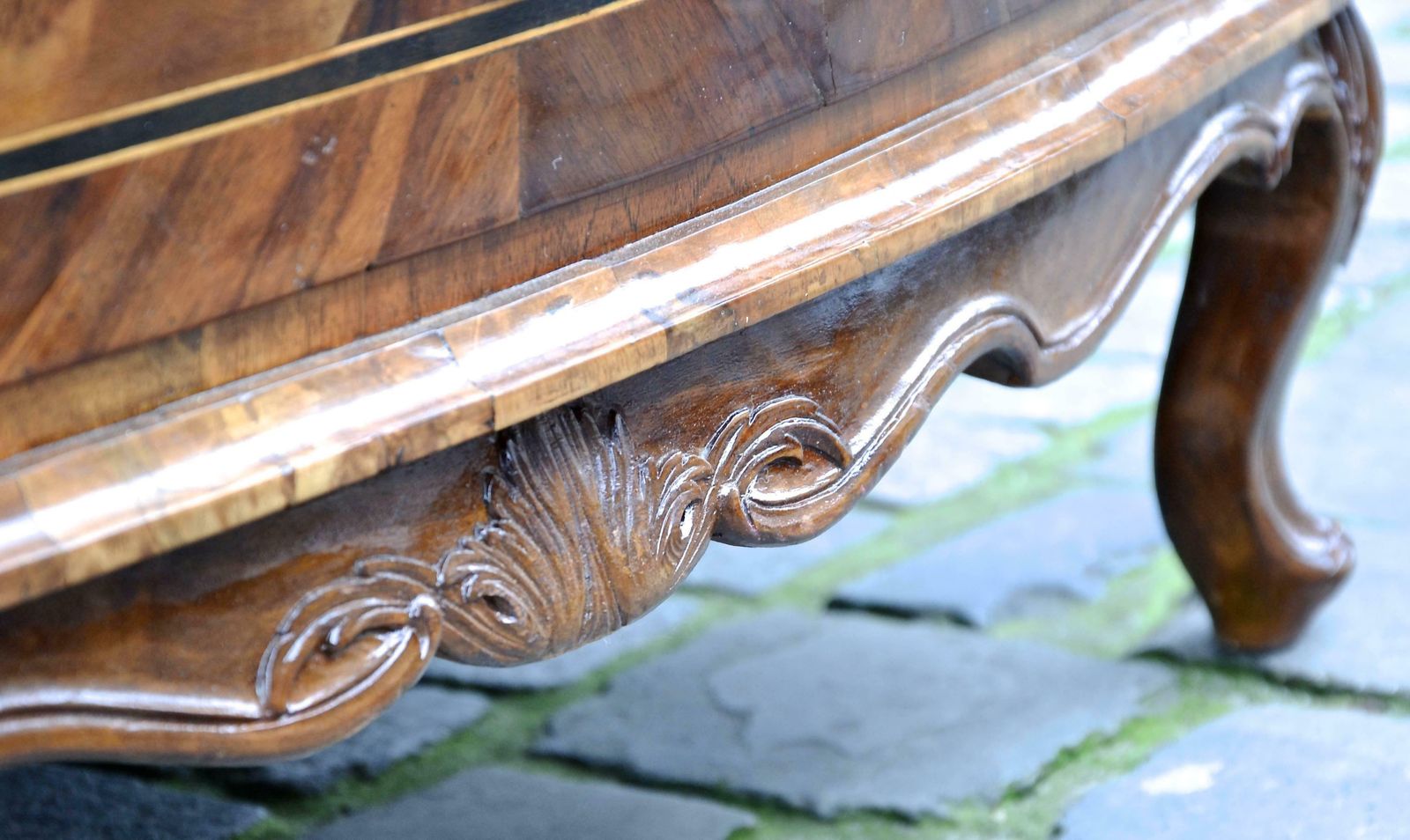 18th Century German Marquetry Chest Of Drawers photo furniture