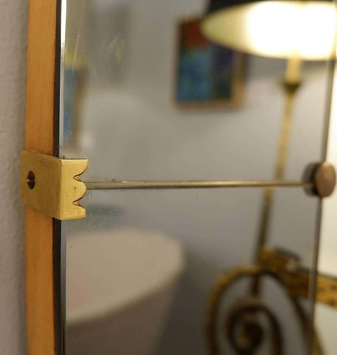 Cristal Art Mirror With Console Attributed To Luigi Colli, Italy, 1950s photo 6156.0