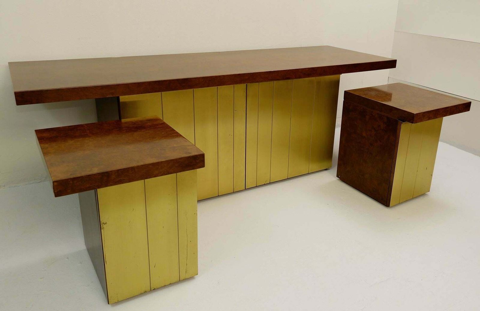 Set Of Credenza And Nightstands By Luciano Frigerio photo furniture