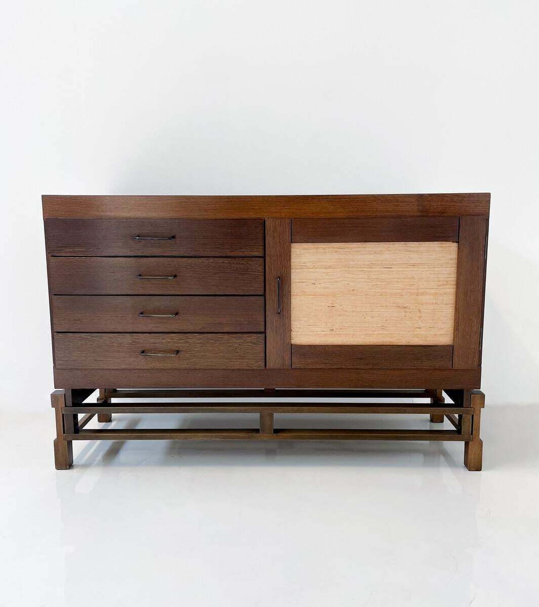 Mid Century Modern Chest Of Drawers By Leonard Fiori For Isa Bergamo, Italy photo vintage
