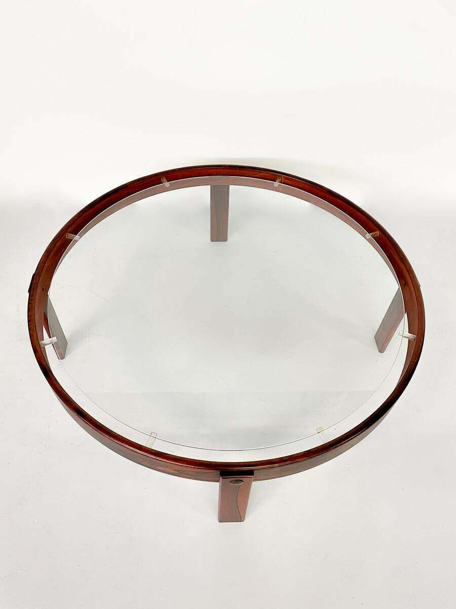 Mid Century Modern Wooden And Glass Coffee Table photo Furniture