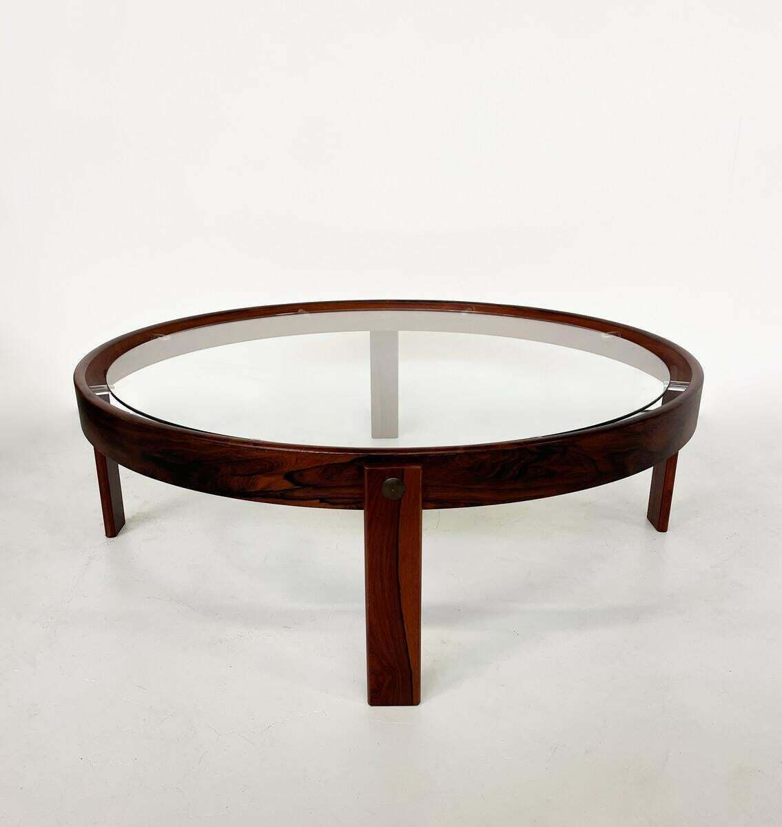 Mid Century Modern Wooden And Glass Coffee Table photo buy