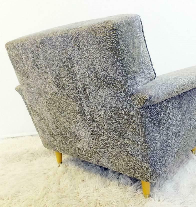 Pair Of American Armchairs, Rowe   New Upholstery By Pierre Frey Collection photo vinterior