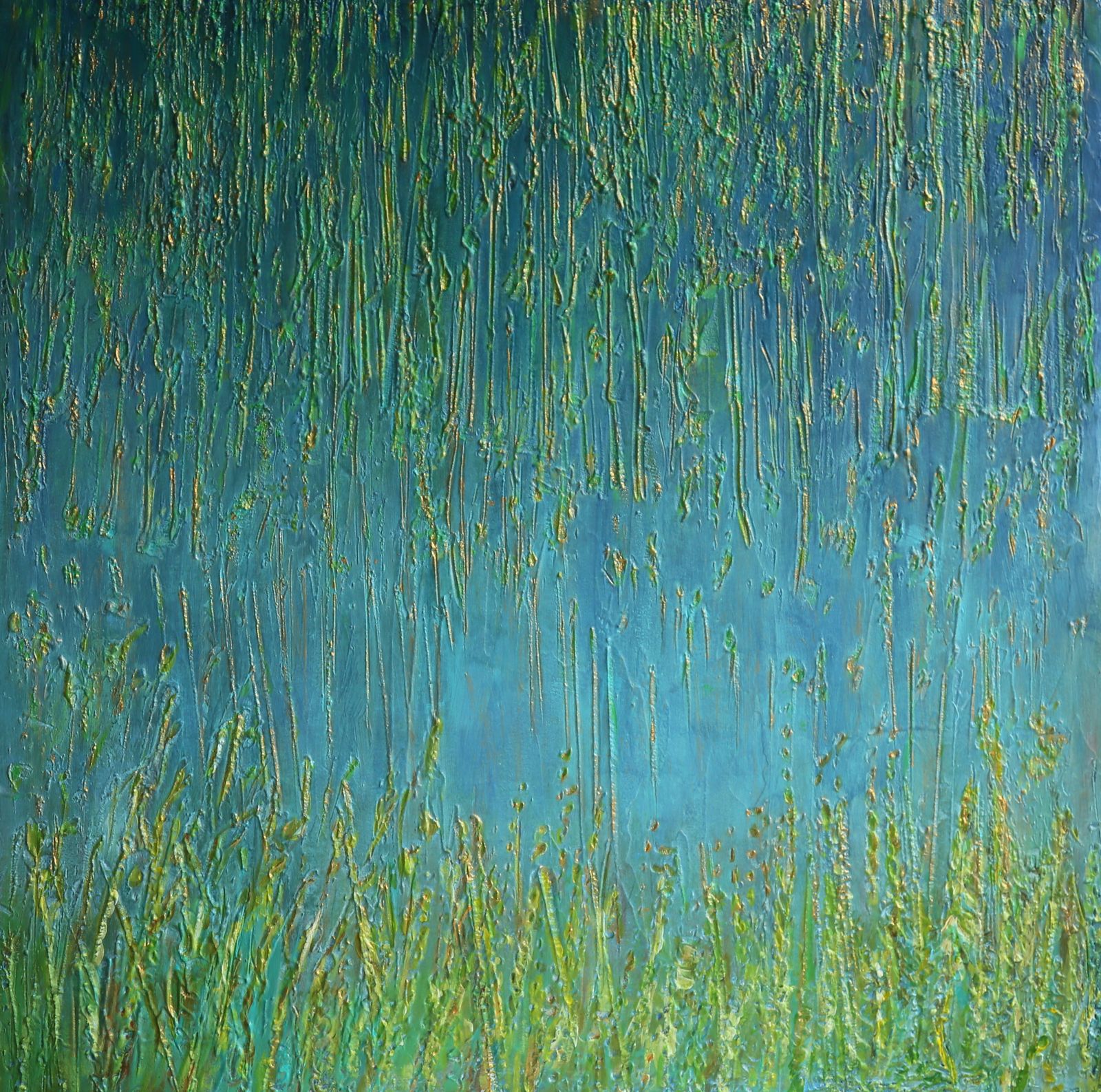 Golden Rain. Oil Painting By Carolyn Miller