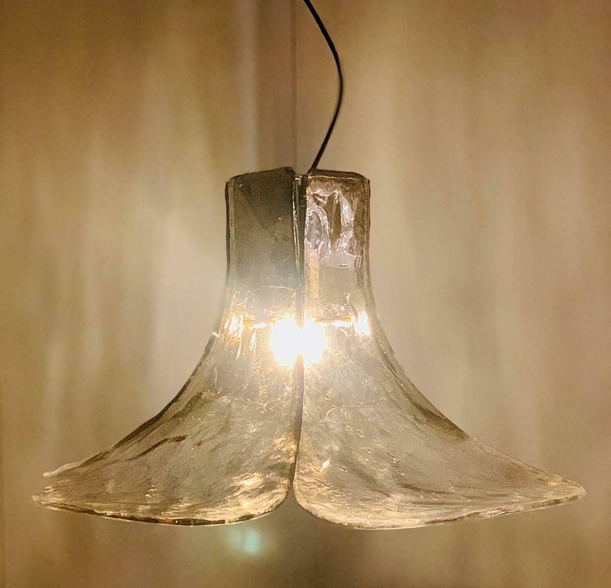 Murano Glass Hanging Lamp By Carlo Nason For Av Mazzega, 1960s photo furniture