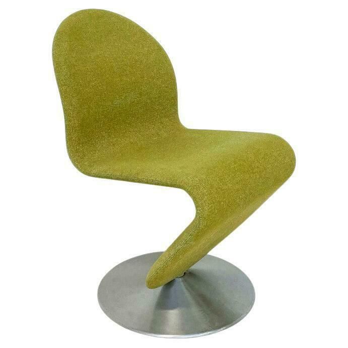 Furniture Mid Century Modern 'System 123' Chair By Verner Panton, Denmark, 1973 photo