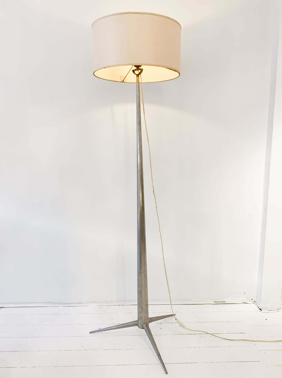 Mid Century Metal Floor Lamp By Emiel Veranneman, Belgium 1958 photo furniture