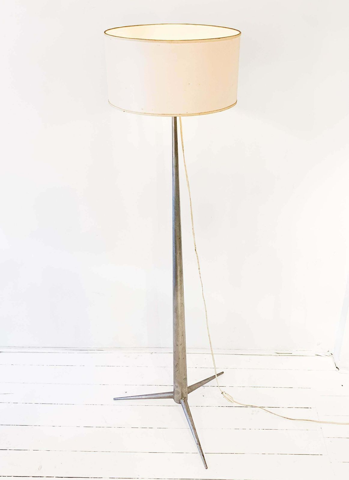 Mid Century Metal Floor Lamp By Emiel Veranneman, Belgium 1958 photo vinterior