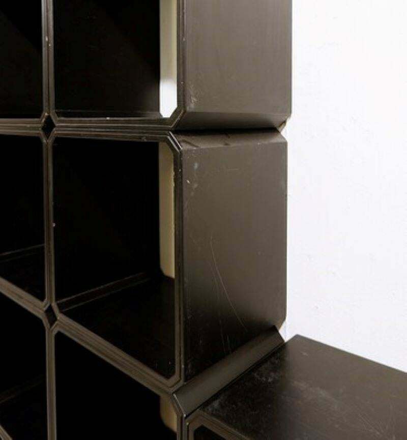 Mid Century Set Of Modular Wooden Cubes photo buy