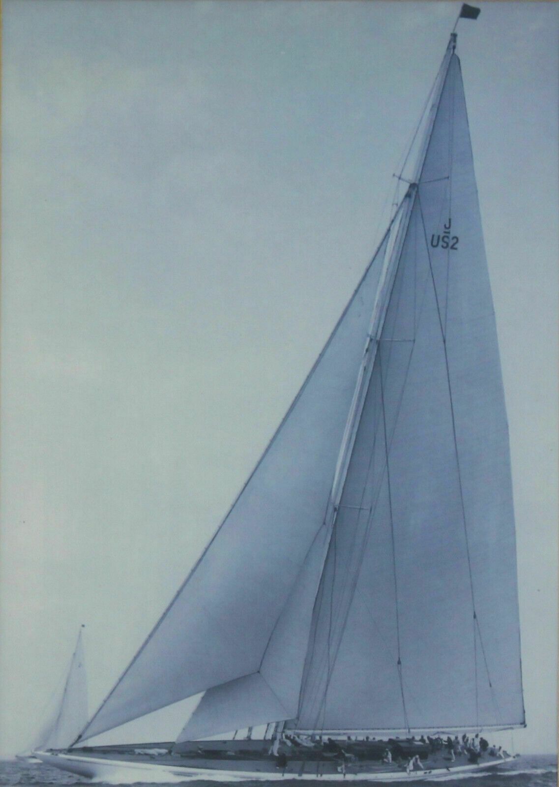Photographic Print By Beken. Classic Yacht Yankee photo furniture