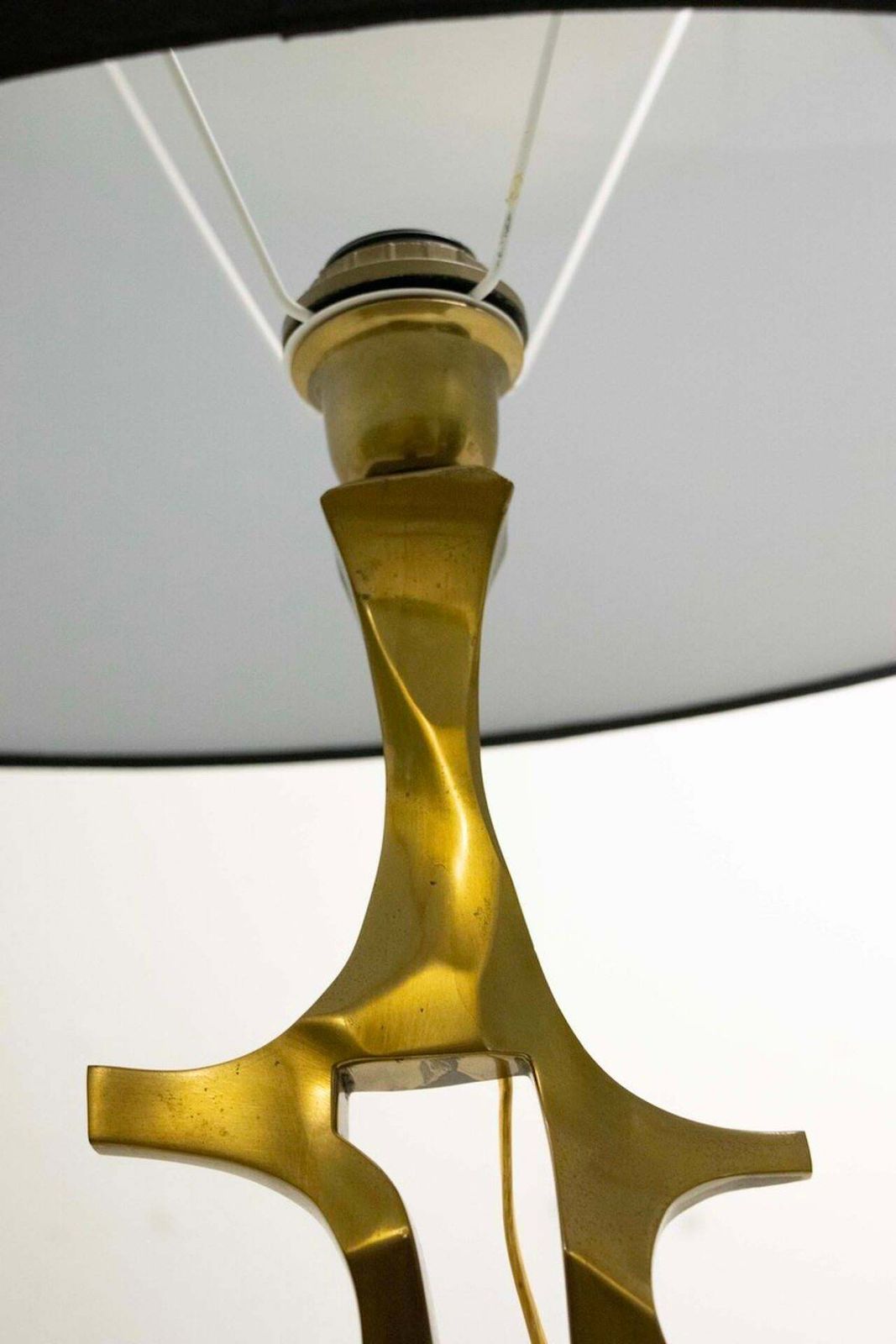 Mid Century Modern Pair Of 'Seahorse' Lamps By Willo Daro, 1970s photo Lighting
