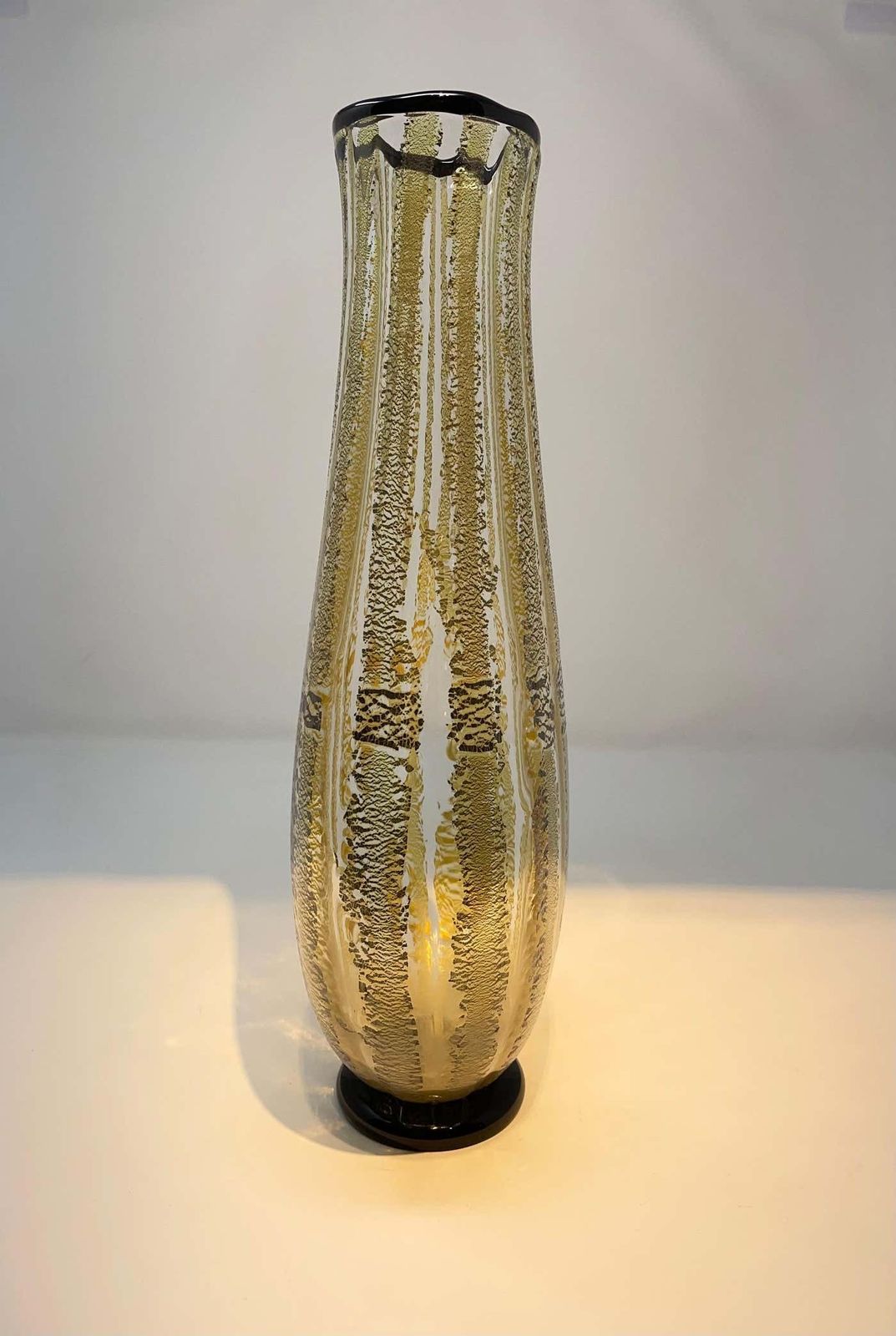 Murano Glass Vase By Seguso Viro, 1990s photo furniture