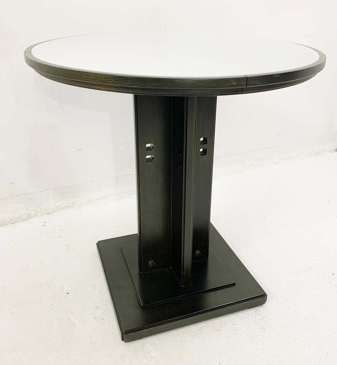 Mid Century Wooden And Glass Plate Gueridon Produced By Giorgetti, Italy, 1980s photo 1593.0