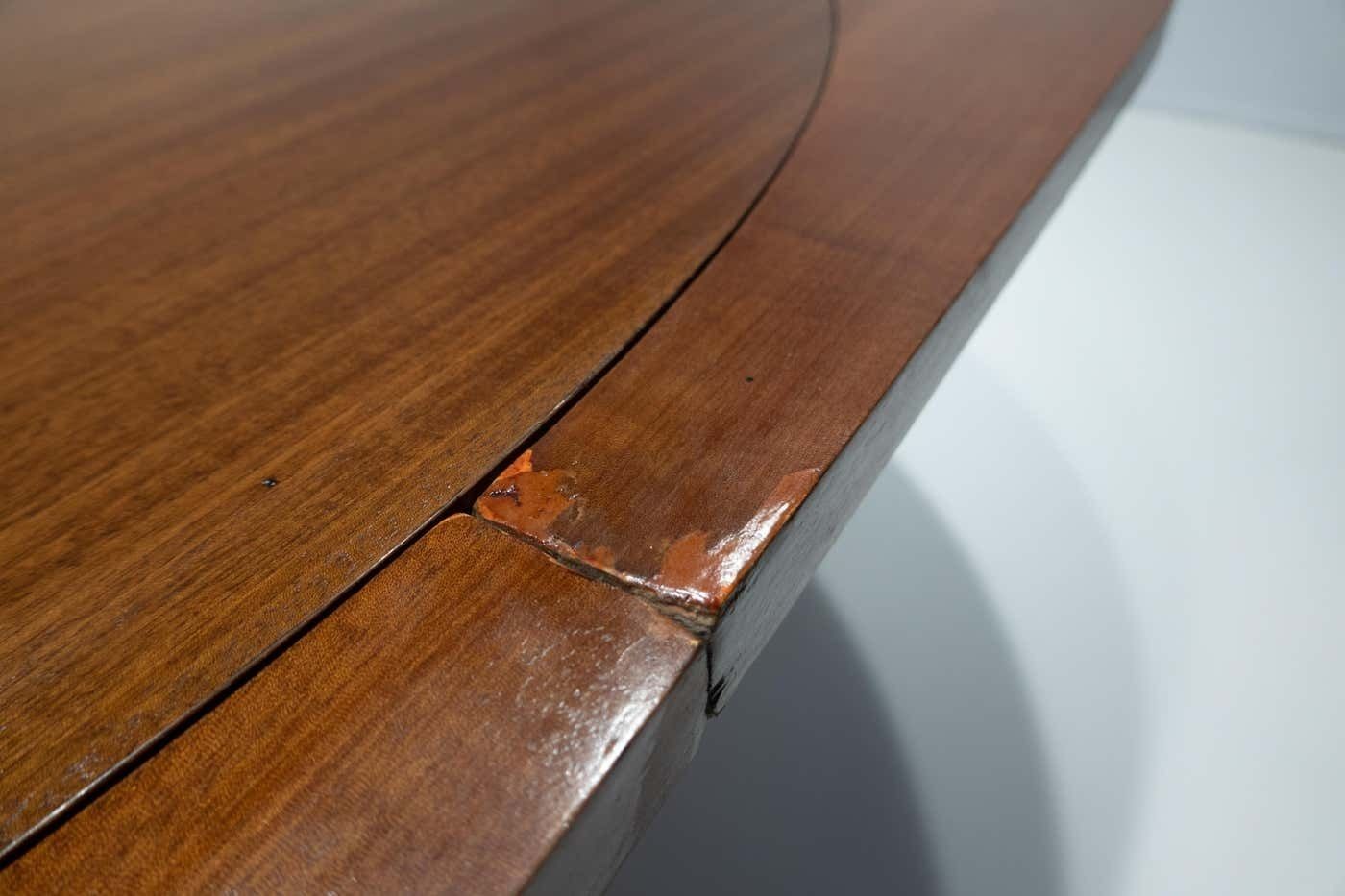 Wood And Ceramic Extendable Dining Table Melchiorre Bega & Pietro Melandri photo vinterior